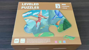 Kids Low MOQ RTS Early Educational Different Level Animal Jigsaw puzzle for Children