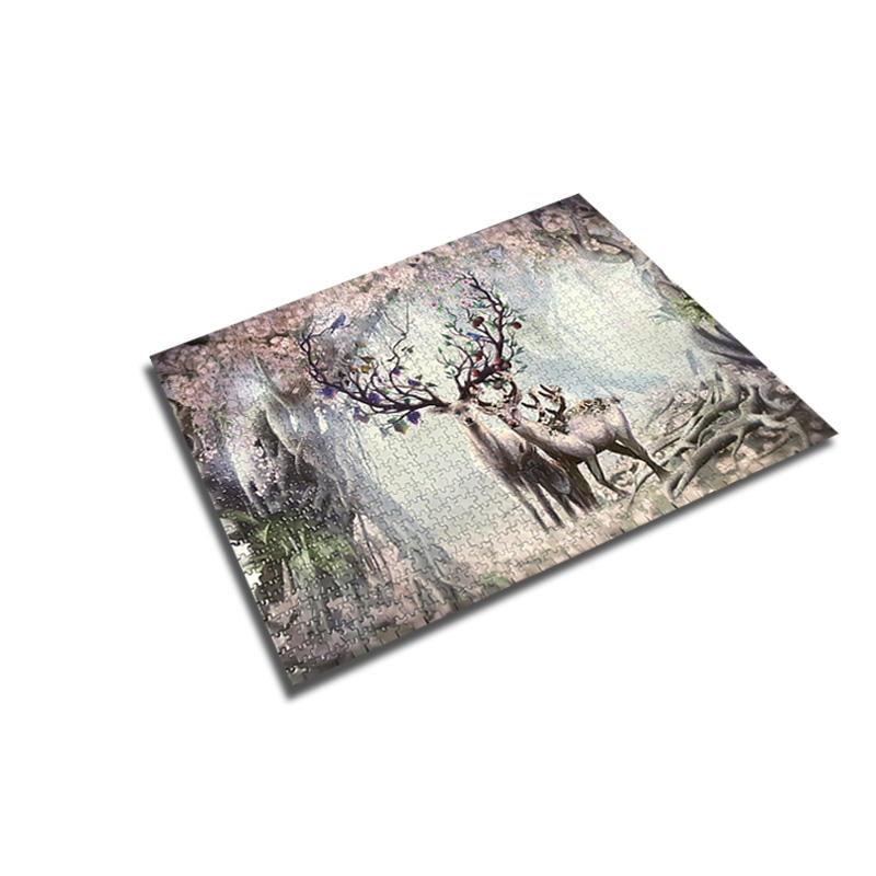 Jigsaw Puzzle Printer Produce 1000 Piece Plastic Jigsaw Puzzle with Customized Designs for Adult