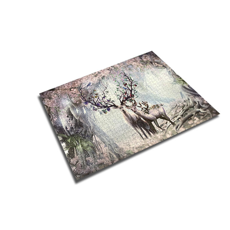 Jigsaw Puzzle Printer Produce 1000 Piece Plastic Jigsaw Puzzle with Customized Designs for Adult