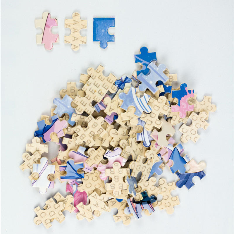 Customized Kids Wooden Puzzle Jigsaw Toys For Children Cartoon Animal Jigsaw Puzzles Toys