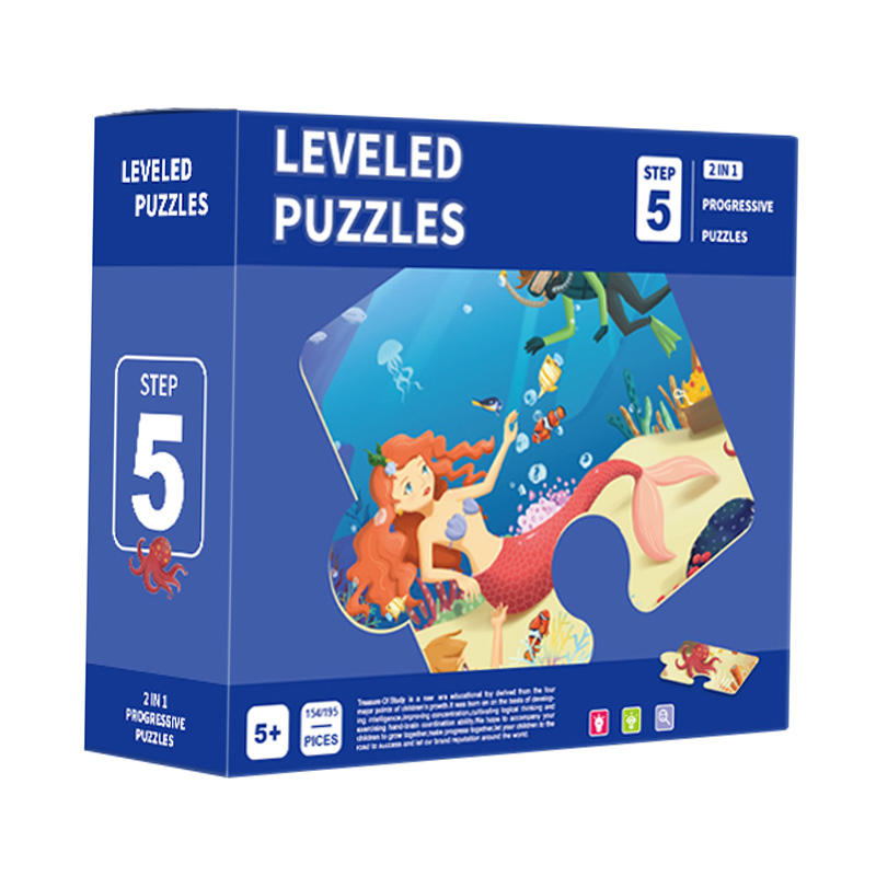 Preschool Educational Children Learning Play Teaching Paper Toy Jigsaw Puzzles