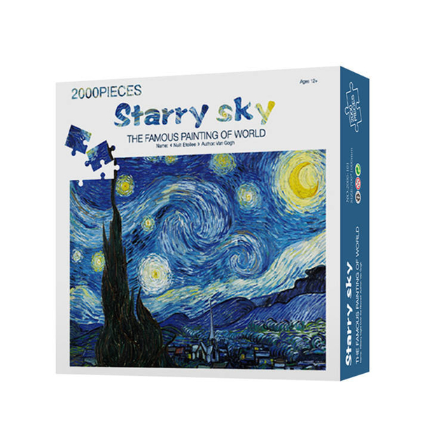 Personalized Brain Game 2000 Pieces Adult Jigsaw OEM Large Custom Puzzles