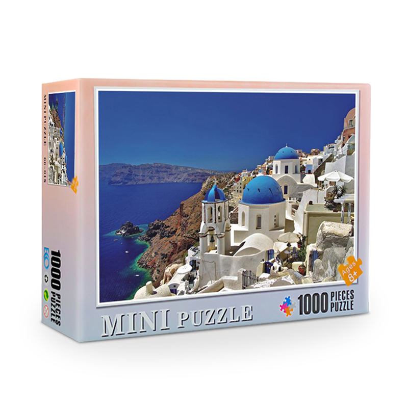 Wholesale Adult Kids Games Personalized Custom Paper Jigsaw Puzzle 1000 Pieces Adult Custom