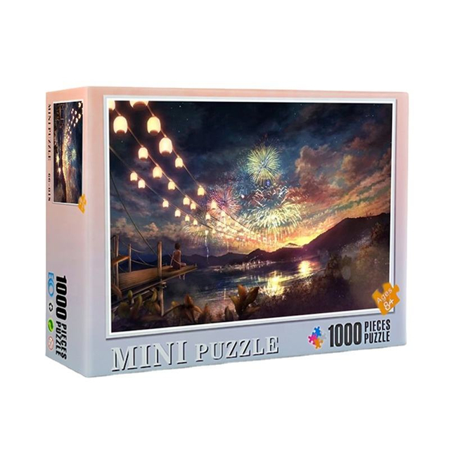 Custom DIY cartoon pretty girls adult toys wholesale adult printable puzzles games Jigsaw Puzzle 1000 pcs