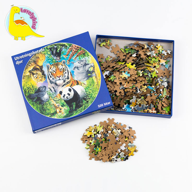 Popular Game 500pc Round Puzzle