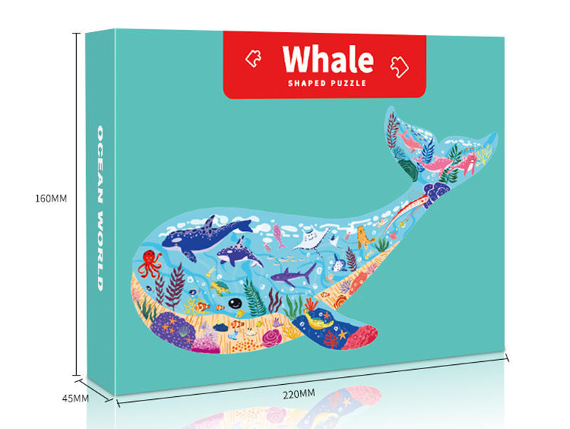 Cardboard puzzle jigsaw Promotional Custom jigsaws puzzles manufacturers kids For Joy