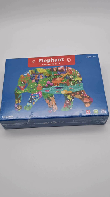 2022 wholesale Paper Cardboard animal puzzle toy with competitive price jigsaw puzzle for kids