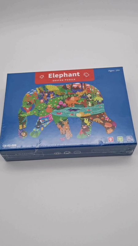 Factory Price Custom sublimation puzzle DIY Paper kids game Toys jigsaw puzzle animal