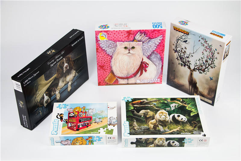 Printable blank Sublimation puzzles Customize Sizes solid white cardboard Jigsaw Puzzle Piece