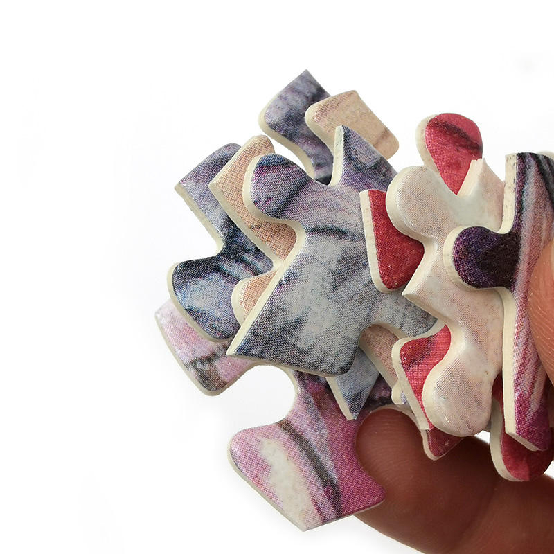 Factory Wholesale White Cardboard 500 1000 Pcs Cutting Dies Jigsaw Puzzles for Kids And Adult