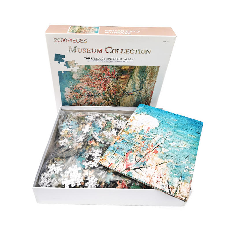 Custom Printing Chipboard Large Size Puzzle Decompression 2000 Pieces Jigsaw Puzzle For Adults