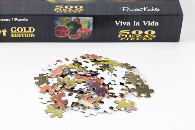 Wholesale custom puzzle printing Paper Cardboard 500 pcs Jigsaw Puzzle for Adult
