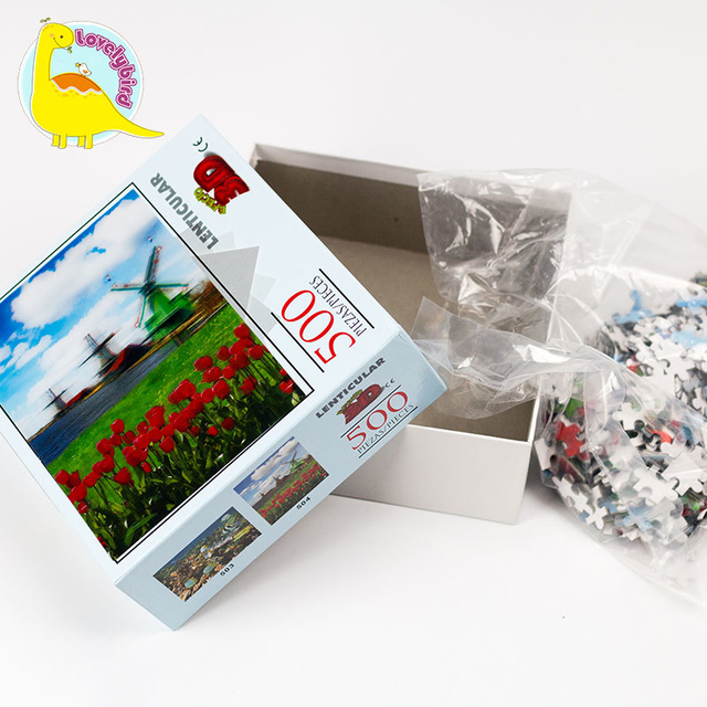 500pc Complete Lenticular Jigsaw Puzzle