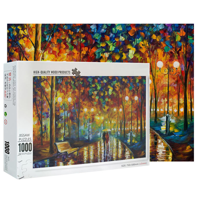 Custom Artwork Other Educational Toys 1000 Pieces Jigsaw Puzzle For Puzzles & Games