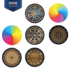Hot Sale Circle Shape Puzzle Educational Toys made Round 500 pieces Jigsaw Puzzle for Adult and kids
