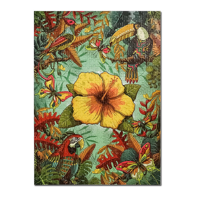 High Quality Art Work Jigsaw Puzzle 300 500 Pcs Jigsaw Puzzle custom Game Toys For kids