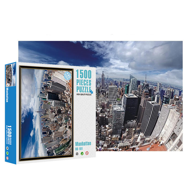 Custom Crossword Puzzle Factory Price 1500 Pieces Jigsaw Puzzles