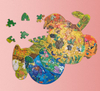 Eco Friendly Kids Cartoon Toys Puzzle 12 And 16 Piece 2 In 1 Wooden Jigsaw Puzzle