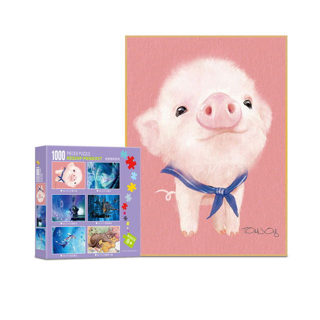 Jigsaw Puzzle Printer Produce 1000 Piece Plastic Jigsaw Puzzle with Customized Designs for Adult