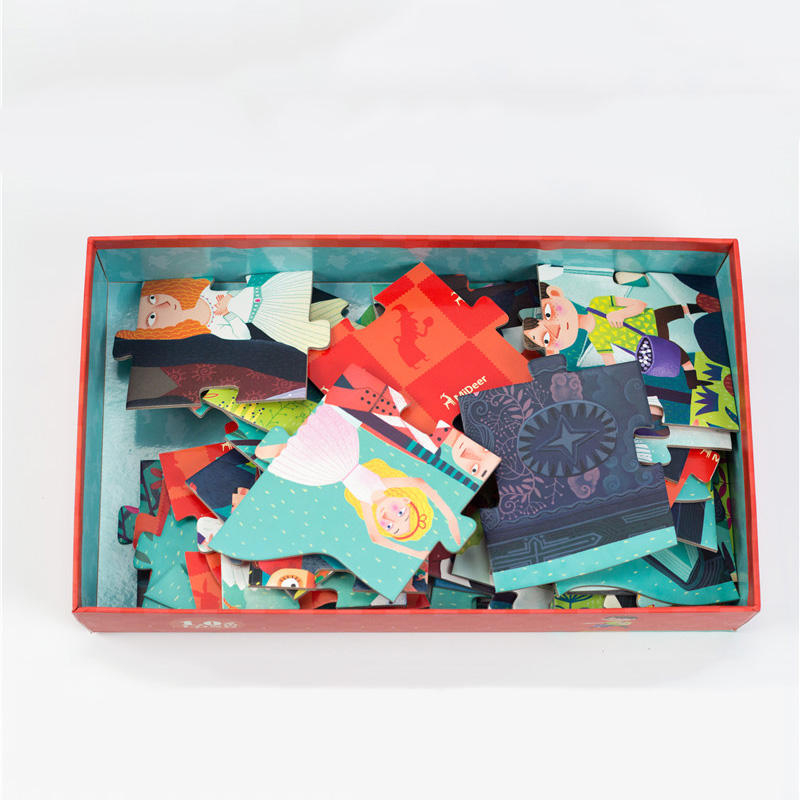 Factory Price Intelligence 48 Piece Big Floor Puzzle Animal Kids Toy customized Wooden Jigsaw Puzzle
