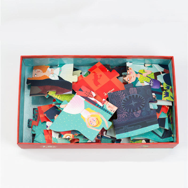 Factory Price Intelligence 48 Piece Big Floor Puzzle Animal Kids Toy customized Wooden Jigsaw Puzzle
