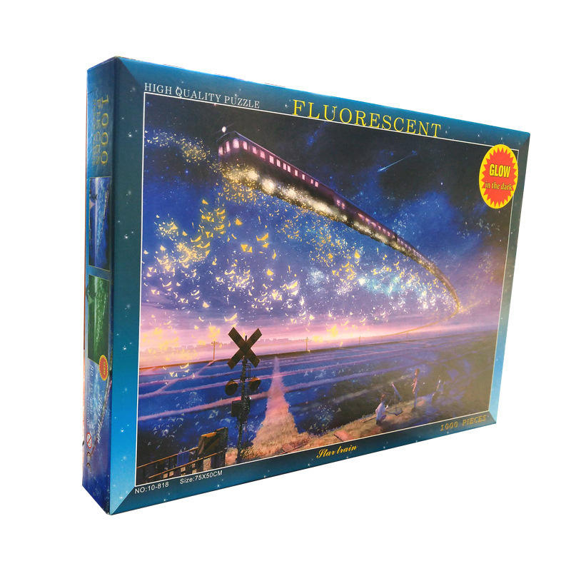 Whole OEM ODM Personalized Custom design Cardboard 500 1000 pcs pieces Jigsaw puzzle Manufacturer
