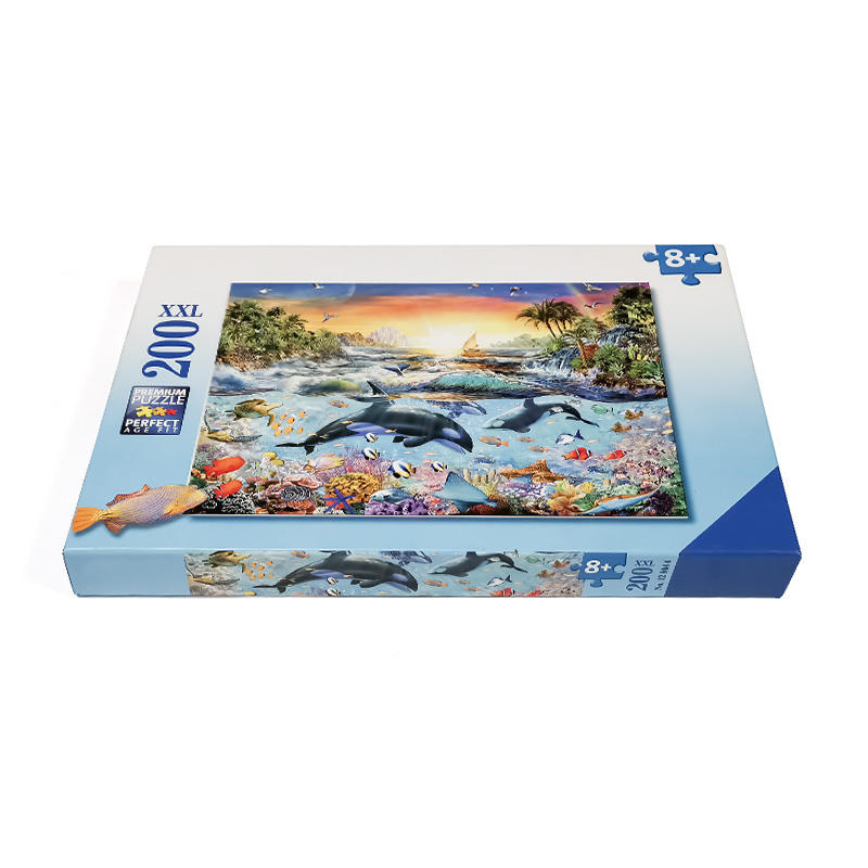 Preschool Educational Toys Puzzles Children Kids Paper Cardboard Jigsaw Puzzles