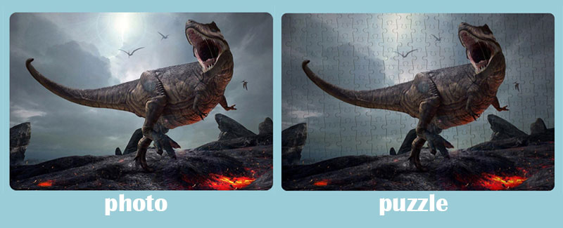 Free Sample High Quality Cardboard Custom Printing 100 300 500 1000 Pieces Jigsaw Puzzle