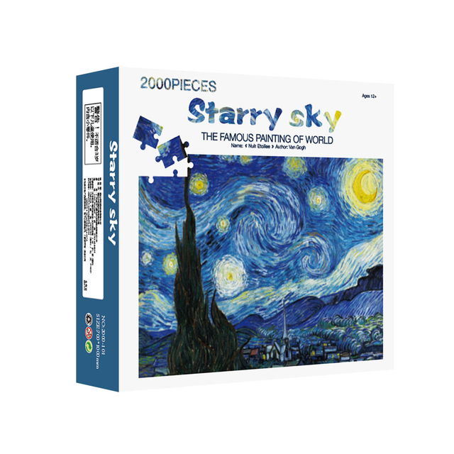 Nice 2000 Pieces Jigsaw Puzzle Manufacturer Toy for Kid Paper Educational Stem DIY Toy Jigsaw Puzzle