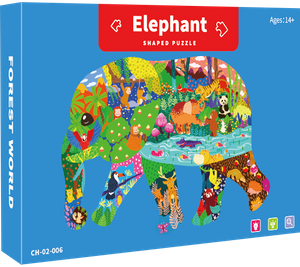 custom Kids toys Chipboard Puzzle Jigsaw Toys For kids Cartoon animal jigsaw puzzle