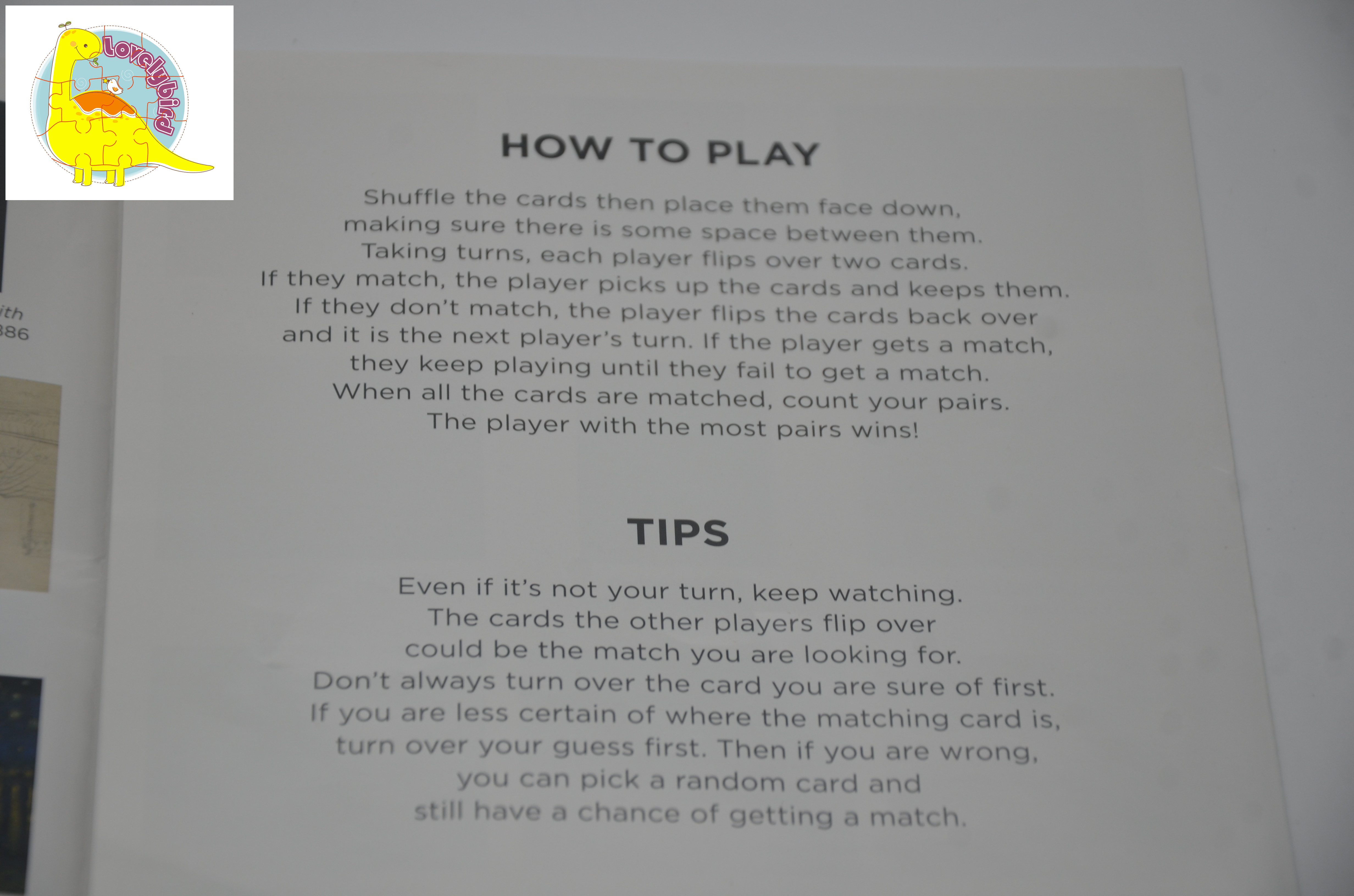 Momory Card Game for Free Time