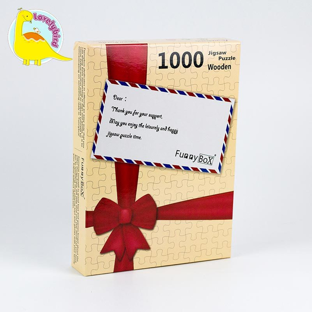 Custom Made Jigsaw Puzzles 1000 Piece Educational Gift Toy 
