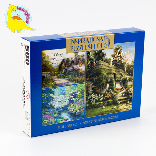 500pc Paper Toy Puzzle for Kids