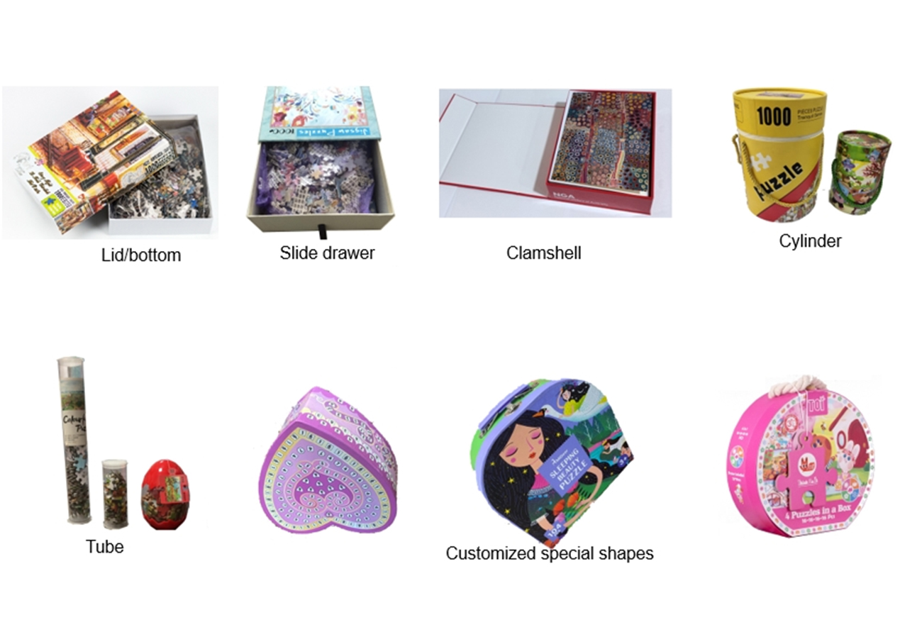 custom jigsaw puzzle box and package