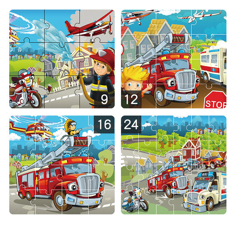 Free Sample Children Puzzle Customize Printable Educational Toys Cartoon Jigsaw Puzzle Made