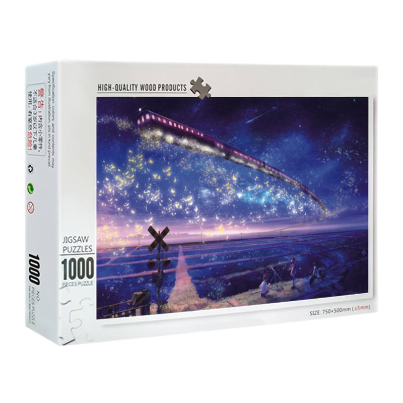 Wholesale price Custom Paper Cardboard puzzles Adult Educational toy jigsaw puzzles 1000 Pieces