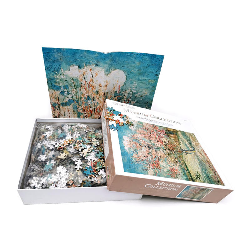 Cheap oem 2000 Pcs puzzle Wholesale custom hard paper Chipboard jigsaw puzzle for Adults