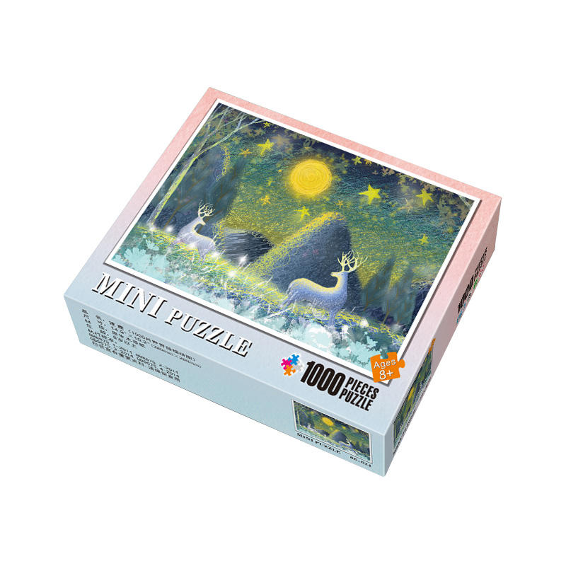 OEM ODE Educational Toy Puzzle Jigsaw Adults Puzzle Factory Sublimation Printed Custom 1000 Pcs For Adults