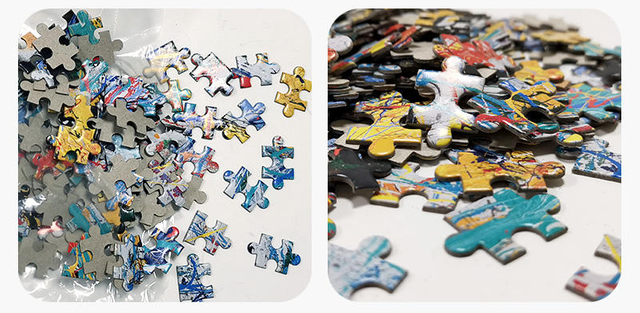 Wholesale custom puzzle printing Paper Cardboard 500 pcs Jigsaw Puzzle for Adult