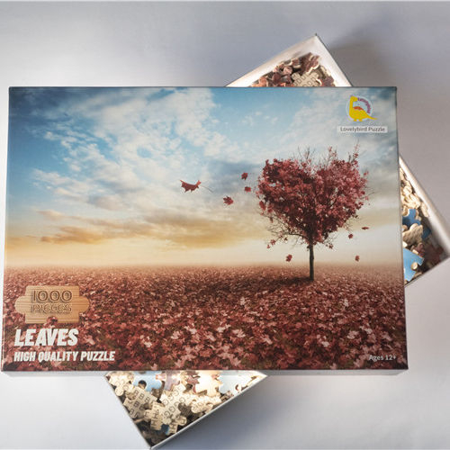 Wholesale Customized Printing 1000 Pieces Wooden Jigsaw Puzzle For Adults and kids