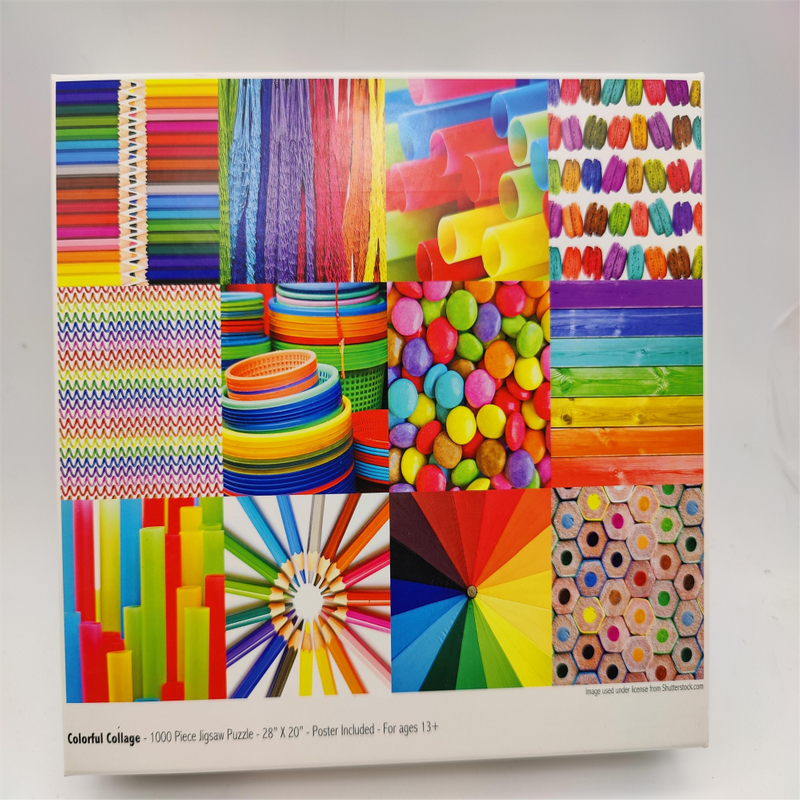 Wholesale factory puzzle products for Adult Game Custom design cardboard 1000 pcs jigsaw puzzles