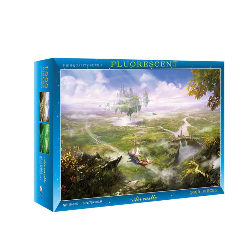 Free Sample Luminous Custom Made Adult Printable Customized Jigsaw Puzzle 1000 Pieces