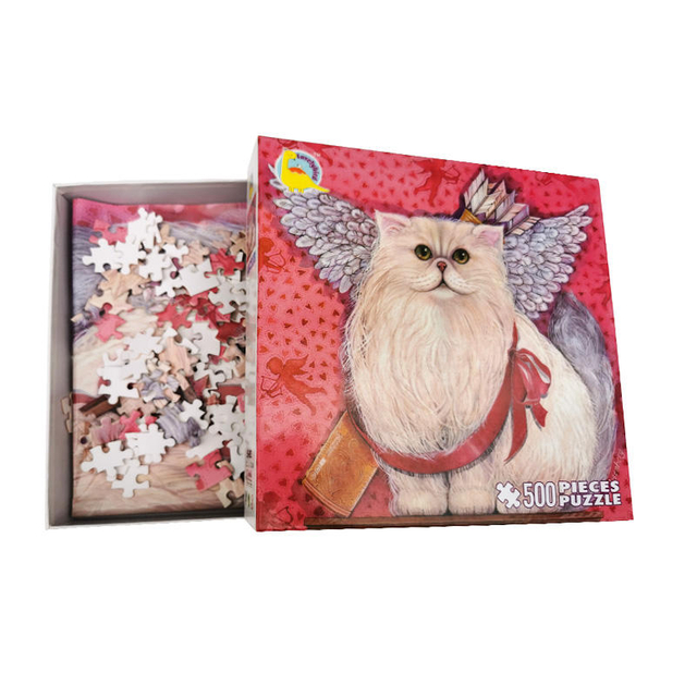 Manufacturer Produces Custom Animal Design Develops The Brain 500 Piece Jigsaw Puzzle