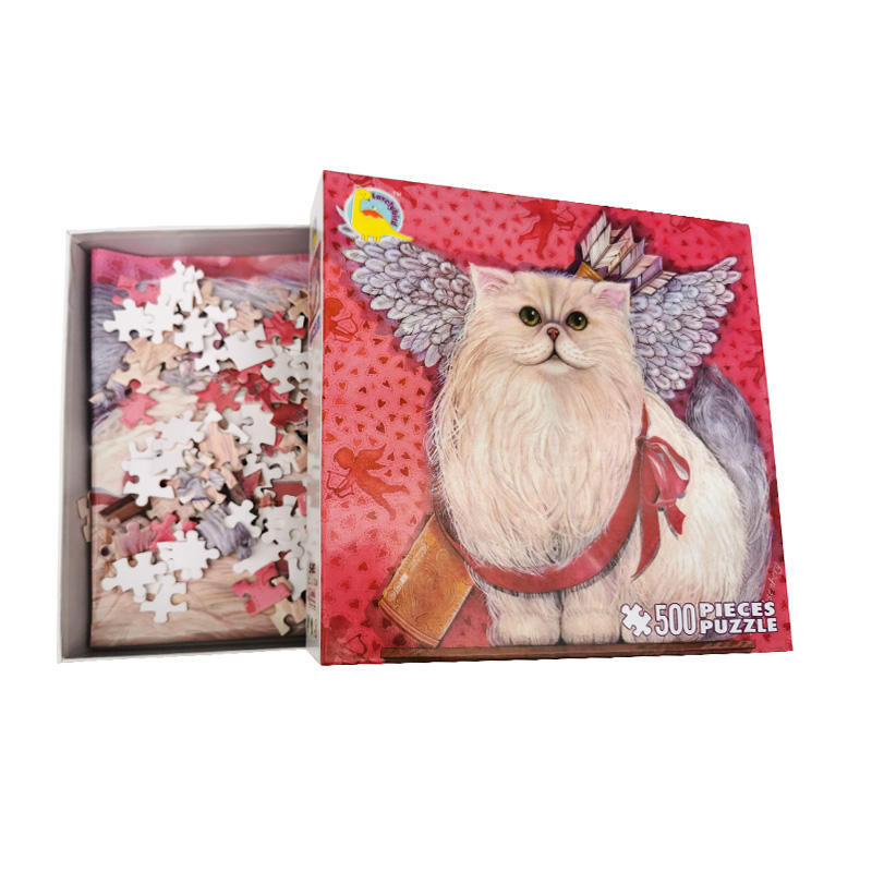 Manufacturer Produces Custom Animal Design Develops The Brain 500 Piece Jigsaw Puzzle