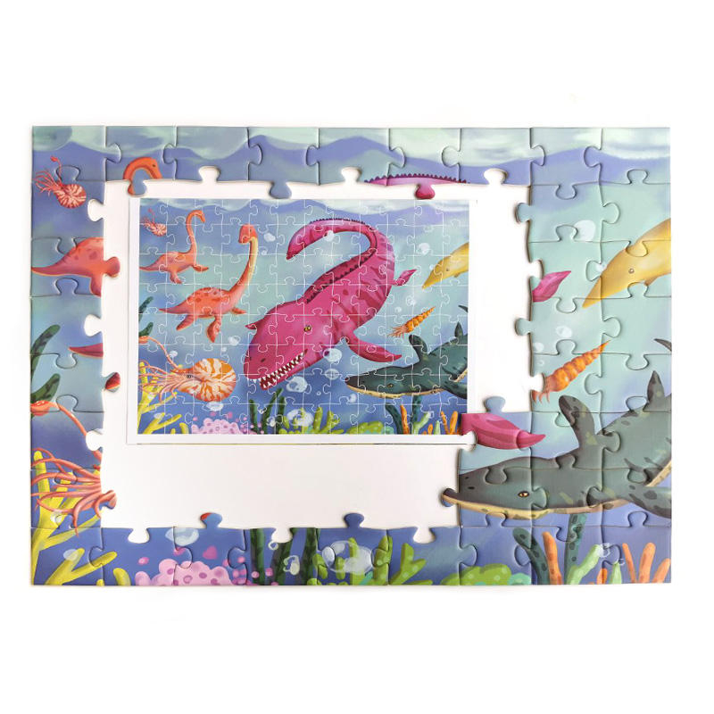 Outdoor Activities Sixth Levels Puzzles Child Educational Toys Paper Different Stages Jigsaw Puzzles for Kids