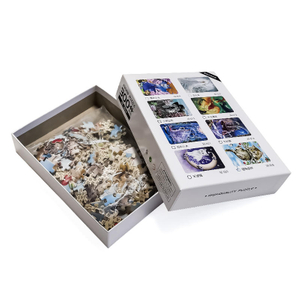 Wholesale Personalized Custom Wooden 100 300 500 1000 Pieces Jigsaw Puzzles Kids And Adult