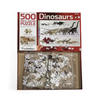 Wholesale Adults Toys Games Puzzles Gray Cardboard Dinosaur Pattern Jigsaw Puzzles