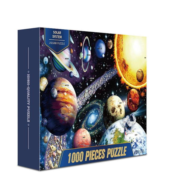 Adult Educational Custom Sublimation Cartoon Large Pieces DIY 1000 Pieces Jigsaw Puzzle