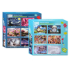 Intelligent Game Puzzle Educational Toys Color Box Plastic Jigsaw Puzzle