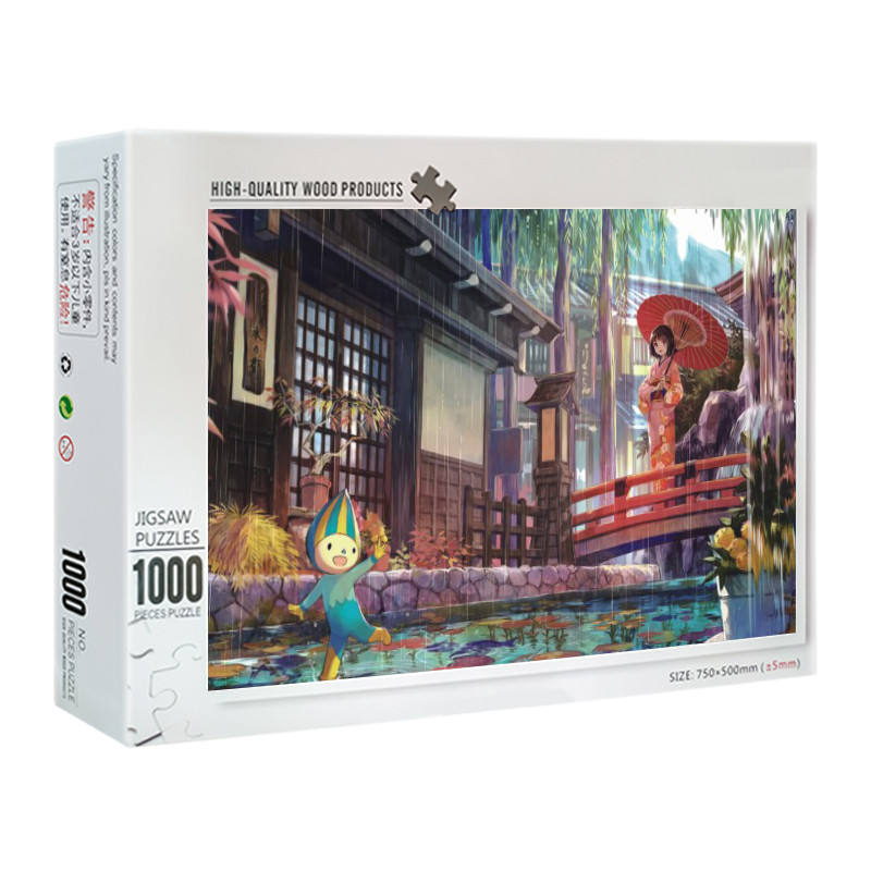 Wholesale price Custom Paper Cardboard puzzles Adult Educational toy jigsaw puzzles 1000 Pieces